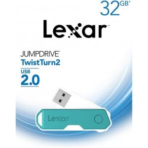 Lexar TwistTurn2 32GB USB 2.0 Flash Drive, LJDTT2-32GABSC