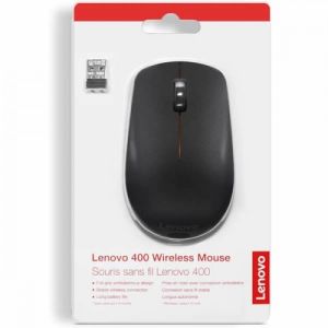 Lenovo 400 Wireless Mouse - Black, New