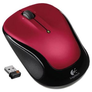 (Refurbished) Logitech M325 Wireless Optical Mouse - Red, 30-Day Warranty