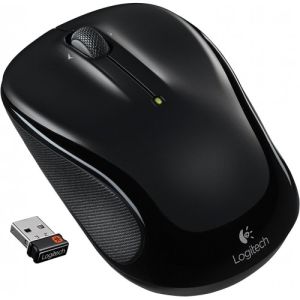 (Poly Bag-Refurb) Logitech M325 Wireless Optical Mouse - Black, 30-Day Warranty