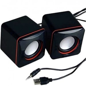 (Limit 12) Red Line Cube Speaker, USB Power/Audio Output