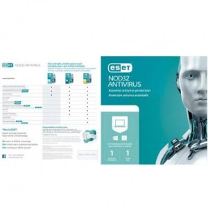 ESET NOD32 Antivirus V11 1user/1yr Sleeve PKC  (BIL) PC/MAC/Linux